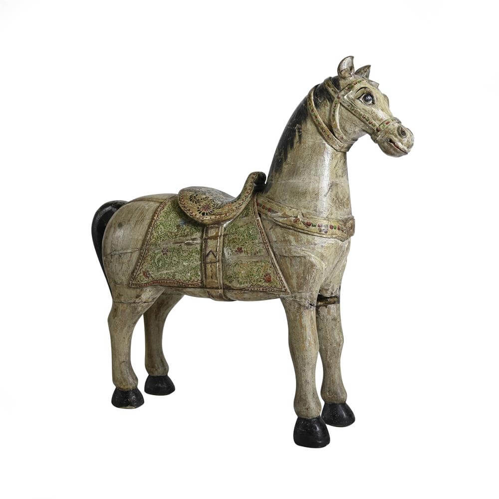 Eastern Inspired Wooden Horse